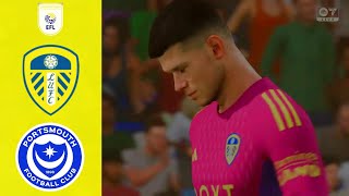 Leeds vs Portsmouth Highlights  EFL Championship 202425 [upl. by Lekim173]