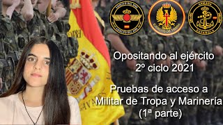 1ª parte  Opositando a Tropa y Marinería 2021 [upl. by Ingrid643]