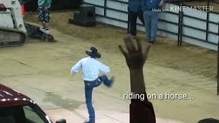 Old Town Road Lyrics video by lil Nas x cowboy breakdown [upl. by Lakim583]