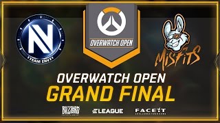 EnVyUs vs Misfits  GRAND FINALS  Map 4  Lijiang Tower Overwatch Open [upl. by Bitthia]