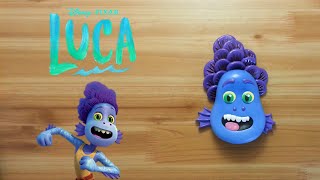 LUCA alberto sea monster clay cracking making 알베르토 바다 괴물 클레이로 만들기 [upl. by Kirimia]