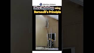 Fire fighting using Bernoullis principle 💪physics shortsfeed [upl. by Voltmer125]