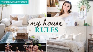 7 Unique House Rules that Keep our Home Clean Cozy amp Connected [upl. by Snebur348]