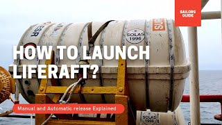 How to Launch LIFERAFT  TRAININGSPECIFICATIONS and Routine Checks [upl. by Meibers960]