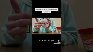 ASMR  Eating Pretzels and Hummus So tingly crunchy ampchewy asmr asmrfood asmrsnacks asmrsnack [upl. by Ayanet]