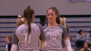 Champlin Park vs Rogers Section 5AAA Girls High School Volleyball [upl. by Neenwahs]