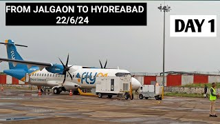 JALGAON TO HYDERABAD  ✈️✈️✈️  JALGAON AIRPORT [upl. by Marino]