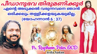 പീഡാനുഭവ തിരുമണിക്കൂർ 9112023Fr Raphson Peter OCD Avila Sadan Karaparambu Edoor Iritty [upl. by Noorah]