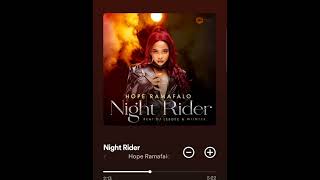 Hope Ramafalo Night Rider feat DJ LESDEE amp WIINTER [upl. by Airdnax]