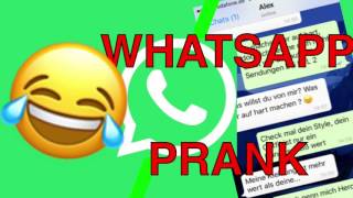 WHATSAPP PRANK MIT SONGTEXTEN AN BESTEN FREUND GEHT SCHIEF [upl. by Gilburt]