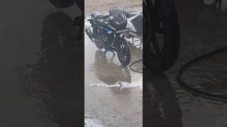 BIKE KO WASH KRBAYA AJ👌 minivlog trendingshorts vlog shorts shor youtubeshorts [upl. by Calypso]