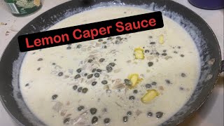 Lemon Caper Sauce [upl. by Limak282]