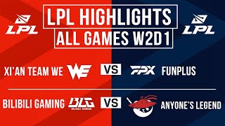 LPL Highlights ALL GAMES Week 2 Day 1  LPL Spring 2024 [upl. by Iaj]