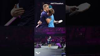 Relive Anton Kallbergs winning moment 💫 WTTFrankfurt TableTennis [upl. by Smeaj50]