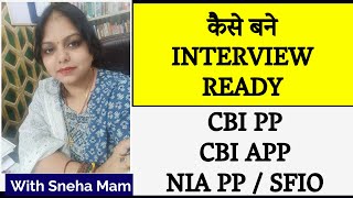 MOCK INTERVIEW I CBI PP I sfio recruitment 2023 I NIA PP Exam I NIA PP I CBI PP 2023 I CBI APP [upl. by Windsor201]