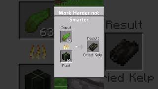 Work Harder Not Smarter minecraft [upl. by Aitas8]