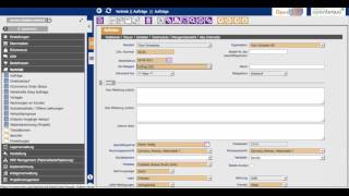 OpenZ Tutorial Auftrag erstellen [upl. by Niela486]