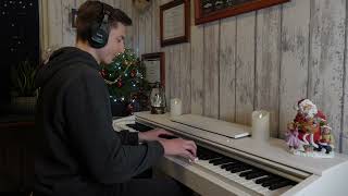 Jingle Bell Rock  Stride Piano by Andrei Borg [upl. by Lotsirb]