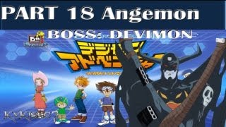 Digimon Adventure PSP  Walkthrough P18  quotDigievo Angemon BOSS Devimonquot [upl. by Ybrek]