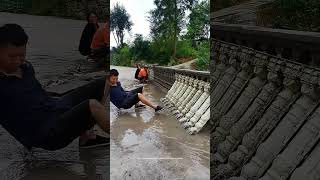 Technique Of Pouring Concrete Fence With Engineering Plastic Mould [upl. by Layla]