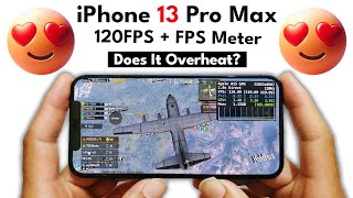 iPhone 13 Pro Max PUBG 120FPS Test  Stable or Not [upl. by Aliahs895]