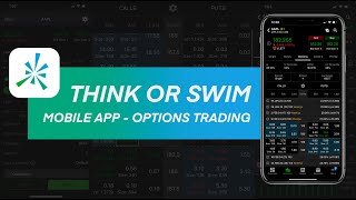 How to Trade Options  Thinkorswim Mobile [upl. by Cosma]