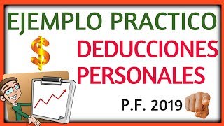 EJEMPLO DEDUCCIONES PERSONALES PARA PERSONAS FÍSICAS 2024 DECLARACIÓN ANUAL [upl. by Clovis787]