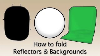 How to Fold Reflectors and Backgrounds A Video Guide [upl. by Suzie479]