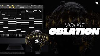 FREE Best Dark Melodic Midi Kit 2023 quotOBLATIONquot Drake  Lil Baby  Gunna  Future Piano Midi Pack [upl. by Veriee232]