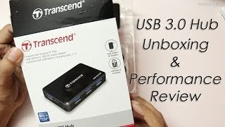 Transcend USB 30 4 Port Powered USB Hub Review [upl. by Garrek51]