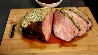 Einfacher Schweinebraten aus dem Backofen mit Zwiebelkruste  Schweinenacken aus dem Backofen 61 [upl. by Elisha379]