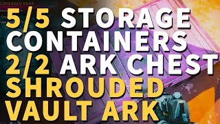 All Shrouded Vault Ark Storage Containers Rage 2 amp Ark Chests [upl. by Fang]