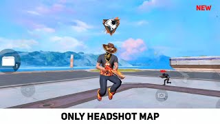 New Only headshot craftland map code  Free fire only headshot craftland map code [upl. by Rebna965]