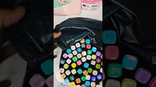 Unboxing🎨review my new markers60pcs touch markersytshortsasmrunboxingasmrsoundtouchmarkers [upl. by Elletnohs978]