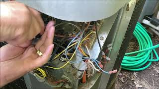 Contactor welded on Tempstar AC unit easy fix [upl. by Shishko]