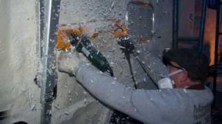 Spray Foam Flattening Tool  MasterbondSP  VacPlane Demonstrationwmv [upl. by Nosaes]