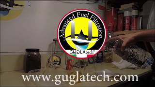 Guglatech fuel filter 100 water separation test [upl. by Kingsley]