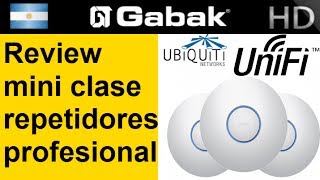 Repetidor profesional Ubiquiti UniFi  Mini clase de instalación wireless  inalambrico wifi [upl. by Aihtenak]