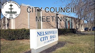 Nelsonville City Council Meeting 02262024 [upl. by Huba]