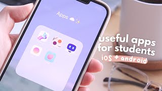 7 useful  chill apps for students  iOS Android desktop📱✨ [upl. by Aisatnaf]