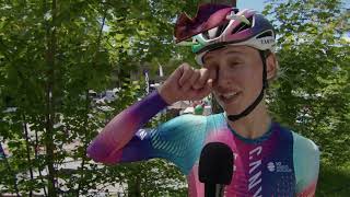 Katarzyna Niewiadoma Tour de Suisse Women 2024 stage 2 [upl. by Argyres427]