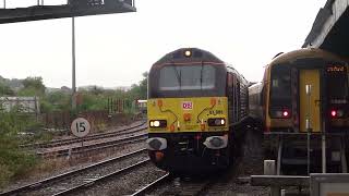 67005 passing Salisbury on the Belmond British Pullman  Historic Bath excursion 250724 [upl. by Yelda]