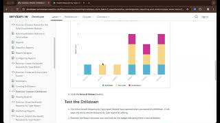 ServiceNow Dashboards and Reports Exercise Create a Drilldown [upl. by Sulokcin]