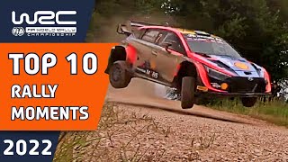 Top 10 Rally Moments Of The 2022 WRC Season [upl. by Eno]