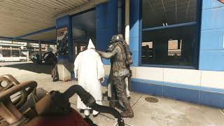 Wolfenstein II The New Colossus Klu Klux Klan members trying to speak German [upl. by Kotta985]