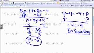 Algebra I Solving Multistep and Literal Equations [upl. by Rorrys]