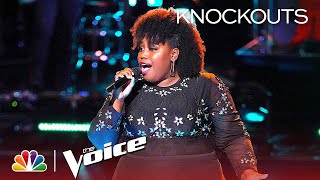 The Voice 2018 Knockouts  Kymberli Joye quotThe Middlequot [upl. by Namzed]