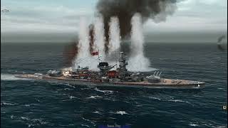 Atlantic Fleet  Lutzow vs Renown Scuttle [upl. by Akemehs189]