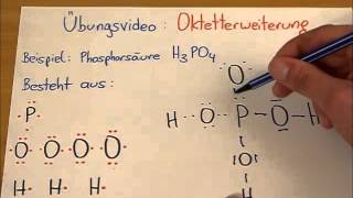 Übungsvideo Oktetterweiterung Phosphorsäure Perchlorsäure [upl. by Alaham]