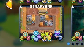 BTD6 Scrapyard Deflation Strategy NO MONKEY KNOWLEDGE [upl. by Orips]